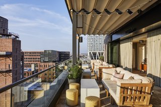 Summerly, which overlooks the Williamsburg neighborhood, is a favored hangout for hotel guests and locals alike.