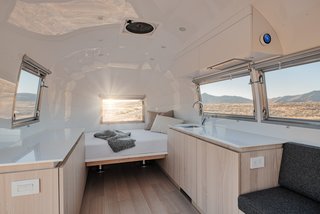 The office-turned-sleeping nook.