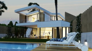Coastal Contemporary:
10 Modern Seaside Homes - Photo 9 of 10 - Resort Estate With Golf Course and Sea Views: Designed by notable modern architects Virgillo Gutiérrez Herreros and Eustaquio Martínez, Abama Bellevue offers stunning unrivaled panoramic Atlantic Ocean views, access to a meticulously manicured golf course, and Ritz Carlton services. This home is the epitome of modern island living and relaxed luxury. Presented by Canary Islands Sotheby’s International Realty.