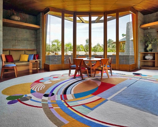 Photo 3 Of 5 In A Concrete Frank Lloyd Wright Home Arizona Asks 9 99m Dwell Frank Lloyd Wright Home In Arizona Asks