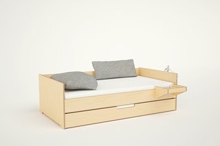 Think Beyond the Nursery Days With These 11 Hardworking Pieces For Your Kid’s Room - Photo 1 of 7 - The Cabin Daybed also comes with additional features such as sliding drawers below the bed and a hanging tray. 