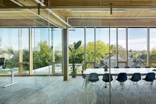 Albina Yard—Pioneering the Future of Sustainable Mass Timber Construction - Photo 3 of 8 - "For us, as a firm, we're more interested in thinking of ways to create buildings that elevate the human experience. Not only are these buildings sustainable and have a potential great impact on world economies, they're also beautiful places to work," says Robinson. 