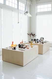 Custom displays were crafted for the new location by Spartan Shop favorite furniture maker De Jong & Co., an LA-based brother-sister duo. <br>