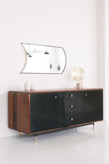 The Mandlebrot Credenza in black by De Jong & Co. 