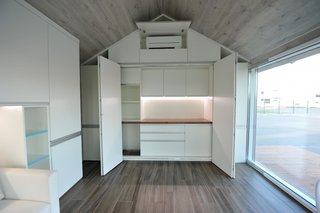 The house produces electricity for all the household appliances and even includes an independent sewage system.