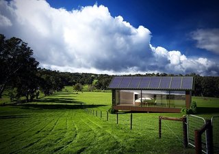 The ability for the home to be thoroughly self-sufficient makes it possible to live off the grid. 
