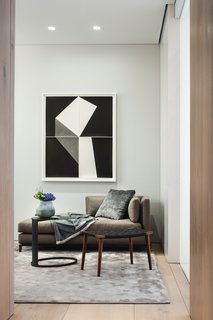 The home has been furnished by DDC, accessorized by Atelier Courbet, and features artwork by Yossi Milo Gallery. 
