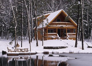 From a tiny log home to a full-on cabin, Lok-n-Logs—based in Sherburne, New York—can make your log cabin kit home dream come true. 