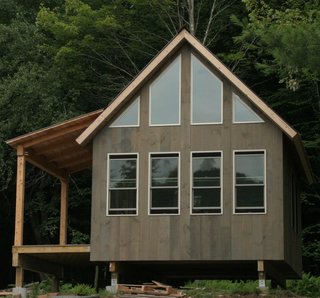 Based in Woolwich, Maine, Montsweag Brook Corporation was founded by Raoul and Vicki Henning in 1998 on the coast of Maine. They design, build, and deliver customized bungalows throughout New England and the mid-Atlantic states. Having built authentic timber frame homes for over 30 years, Raoul brings classic timber framing skills to small house design and construction. With a physics degree from Harvard College, he custom designs and engineers each structure for optimal use of materials and space. 