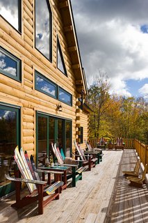 As a family-run business located in Woodsville, New Hampshire, Coventry Log Homes offers a number of log home kits ranging in size from tiny cabins to large-scale homes. They use kiln-dried white pine logs that are sourced within an 80-mile radius of their factory. 