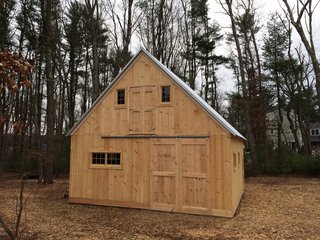 Based in New Hampshire and founded by Dave Kimball, Shelter Kit has been designing and producing kit homes for 47 years—which can be assembled by owners with no prior building experience. Their product line offers custom-designed houses and one-story cabin and barn kits. They're also working with Ross Chapin Architects to offer GoodFit house kits, which include a range of six models—and more to come. 