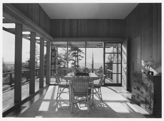 Spotlight on John Yeon, the Father of Northwest Regional Architecture - Photo 11 of 14 - Interiors of the Lynn and Vera Vietor House in Indianola, California, 1941. This was the only residence Yeon built outside of Oregon for a California engineer and industrialist and his nature-loving wife. 