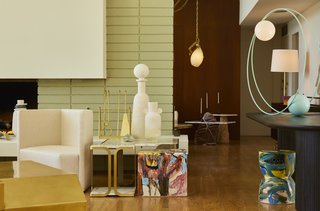 Each piece begins with a wheel-thrown or hand-built ceramic form. He then spontaneously paints the work with vibrant colors inspired by his mood, daily events, his surrounding environment, or even the piece itself. 
