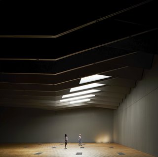 Part of an Epic Expansion, London’s V&A Museum Paves its Courtyard With 11,000 Porcelain Tiles - Photo 6 of 10 - Shown here is the underground Sainsbury Gallery at the V&A Exhibition Road Quarter.