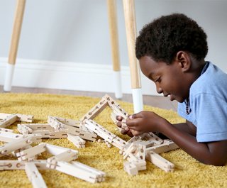 Bokah blocks come in four sizes: Longs, Halfys, Smalls, and Tinys. Bendys are single-size, flexible units that can stretch, pull, bend, and twist. 