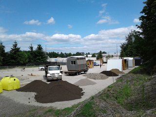 SRG POD being delivered to the Kenton Women's Village. 