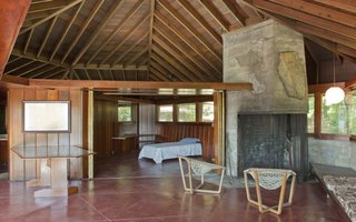 Interior of the guest house.