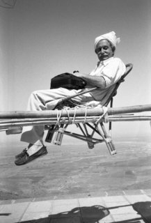 Ettore Sottsass in India, 1988.
