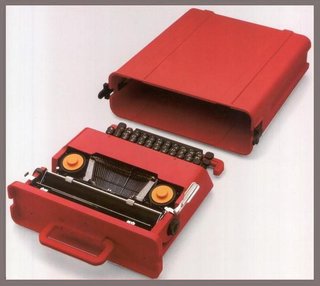  The Valentine typewriter, 1968, ABS plastic and other materials. Often regarded as the first "pop" designer object, this typewriter was lightweight and portable and would become highly influential. <span style="color: rgb(204, 204, 204); font-size: 13px;">Associazione Archivio Storico Olivetti Studio/ Ettore Sottsass Srl</span>