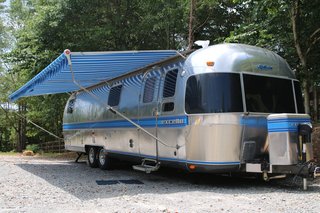 Live the Airstream Life Vicariously With a New Book That Celebrates the Timeless Trailers - Photo 5 of 19 - This is one of the five Airstreams that Katie and Rob own, but this 1986 Excella Airstream is extra special. 