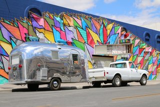 Live the Airstream Life Vicariously With a New Book That Celebrates the Timeless Trailers - Photo 4 of 19 - Shown here is Bambi II, a rare beauty owned by veteran Airstream DIY-er Kristiana Spaulding.