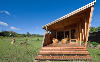 Experience the Magic of Easter Island While Staying in a Modern Eco-Cabana - Photo 2 of 6 - Each cabana can fix six guests and includes two bedrooms, a fully equipped kitchen, a dining and lounge area, and a covered outdoor terrace. 