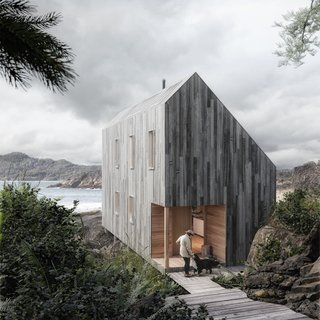 Create Your Own Modular Hut With a Brilliant Prefabricated Assembly Kit - Photo 2 of 8 - Shown here is a rendering for The Backcountry Hut's Surf Shack, a personal planned project of co-founder and architect Michael Leckie.