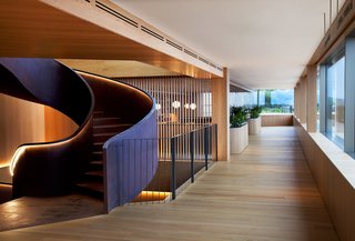 Spain's Basque Coast Gets a New Modern Hotel With a Michelin-Starred Restaurant - Photo 5 of 12 - The lounge offers direct access to the deck and terraces.