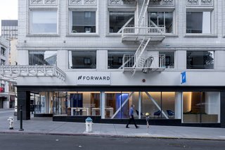 A Healthcare Start-Up Combines Modern Design With Top-Notch Technology and Care - Photo 2 of 11 - Forward's new 3,500-square-foot space sits on the corner of Sutter Street and Kearny Street in San Francisco’s Financial District.