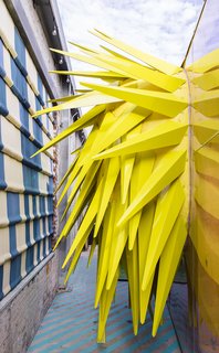 The injection of humor into the design is a nod to the role that humor has been playing in the media, as well as its potential role as a coping mechanism for immigrants trying to adapt to life in a new country.