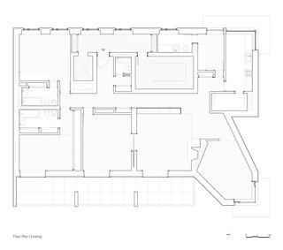 A Luminous Renovation in Portugal Creates a Bright and Airy Apartment - Photo 14 of 15 - Original floor plan