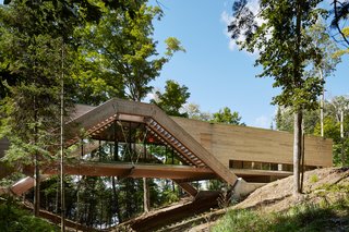 A Unique Home in the Canadian Forest That Doubles As a Bridge - Photo 11 of 11 -