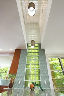 Natural lighting is not an issue despite the home’s forested setting. 