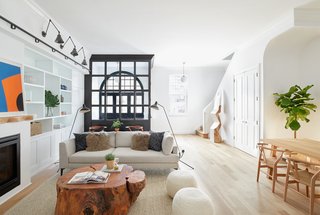 Two Renovated Carriage Houses in Brooklyn Hit the Market - Photo 1 of 13 - The luminous living area of 409 Vanderbilt Avenue 
