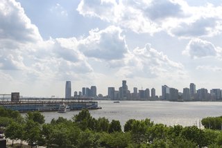The stunning Hudson River view 