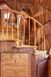The handmade spiral staircase 