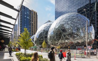 Three fabricators across the Pacific Northwest collaborated to create the structure. 