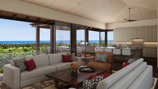A Breezy Hawaiian Residence by Olson Kundig Hits the Market at $6.95M - Photo 4 of 14 - The open kitchen and living area are perfect for casual entertaining. 