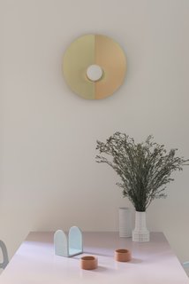 Designed by CaSA exclusively for this project, the Fold Lamp was produced by Barcelona–based brand Metalware. 