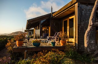 A Contemporary Beach Retreat on California's Central Coast Asks $2.3M - Photo 9 of 10 - The terrace is perfect for enjoying indoor/outdoor living. 