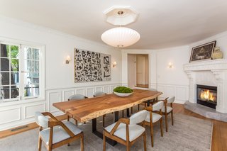 Moby Lists His Newly Renovated Los Feliz Manor For $4.5M - Photo 4 of 19 - Another intricately detailed wood-burning fireplace graces the dining room. 