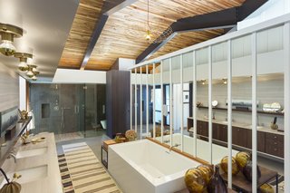 A peek at the stunning master bath. 