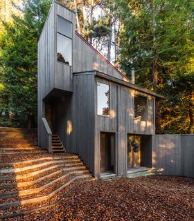The bunk house measures 405 square feet.