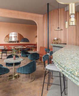 A Historic London Property Is Converted Into a Modern Mediterranean Eatery - Photo 7 of 8 - The restaurant's menu features creations from Mallorcan–born Vicente Fortea, who is a Michelin-kitchen veteran chef.