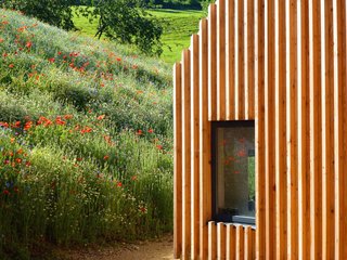 10 Buildings We Love by Piers Taylor - Photo 16 of 26 - According to Invisible Studio, "The project was also a way of reconciling all the thermal deficiencies of Moonshine, which is far too lightweight. Starfall is ruthlessly thermally massive, and with it incredibly efficient."