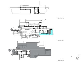 This Concrete Abode Stretches Over Giant Boulders - Photo 15 of 17 - The floor plan. 