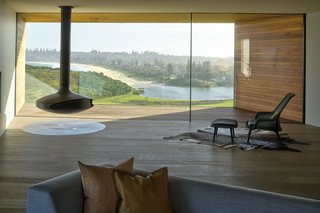 The minimalist interiors complement the views, rather than detract from them. 