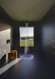 The home's remote location provides much of its sense of privacy. 
