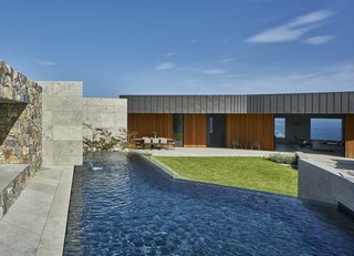Here is a look at the courtyard pool.