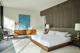 One of the upstairs bedrooms.